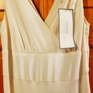 J. Crew Sophia Ivory Silk Tricotine Wedding Gown